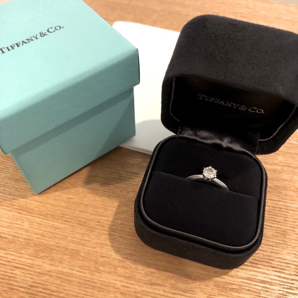 ⭕️SOLD⭕️ TIFFANY setting diamond solitaire ring